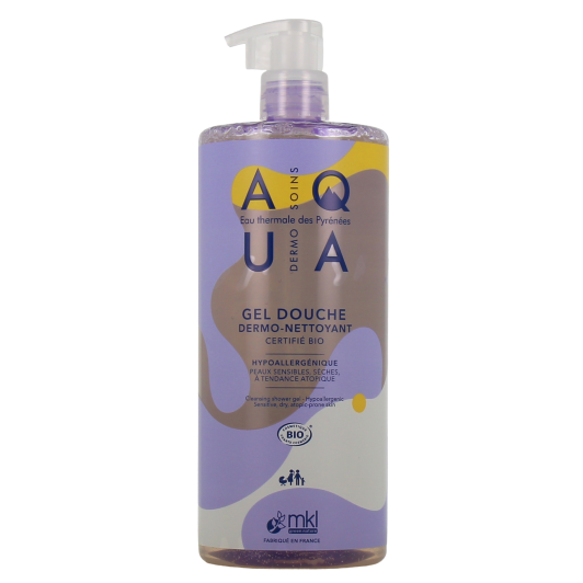 MKL Aqua gel douche dermo-nettoyant - Peau sensible, sèche ou atopique