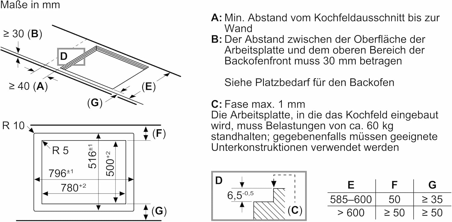 Siemens EH801HVB1E iQ100, Smartes Induktionskochfeld, 80 cm, Schwarz, flächenbündig, TouchSlider, Intelligente Dunstabzugsautomatik – das perfekte Zusammenspiel von Kochfeld und Dunstabzugshaube