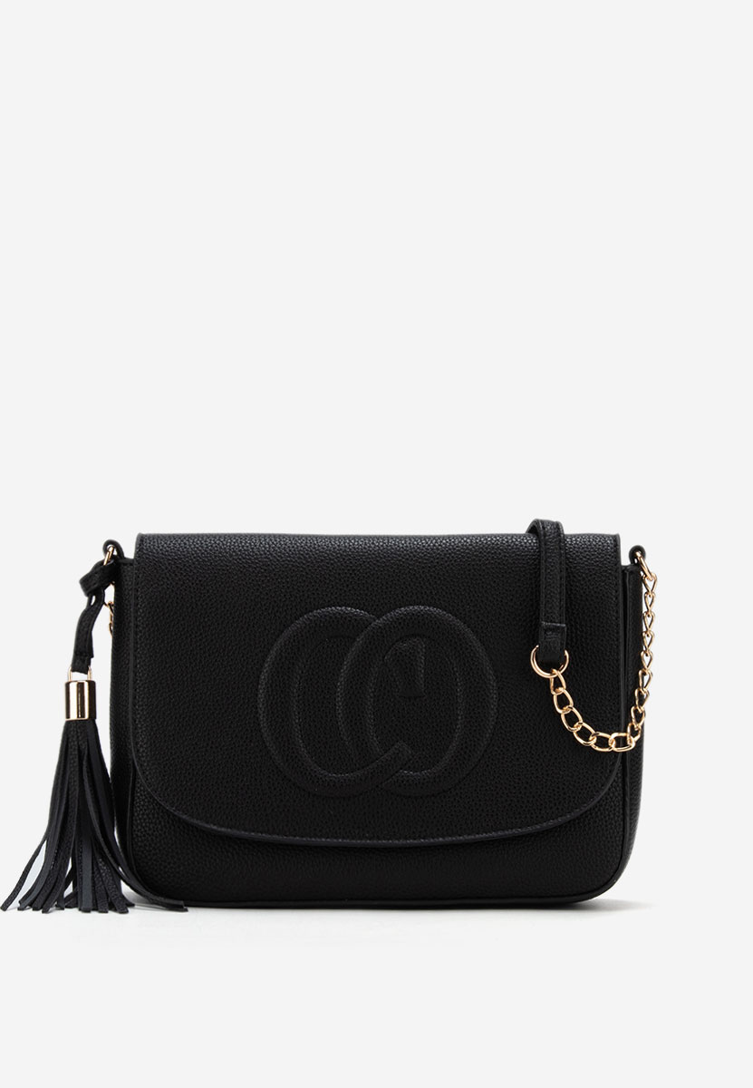 Sac bandoulière femme noire Anyssa