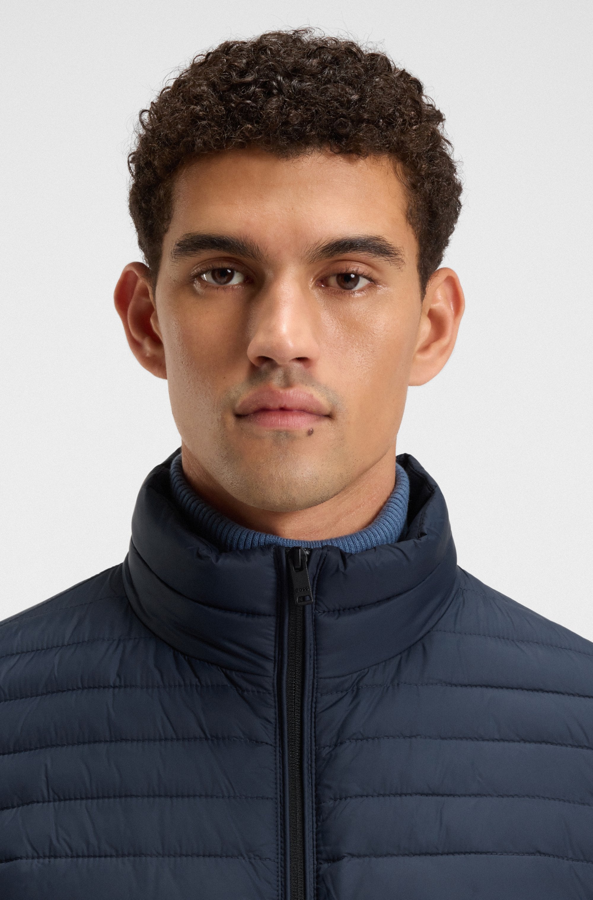 BOSS ORANGE Steppjacke »Oden« ohne Kapuze mit Stehkragen, slim fit, federleicht wasserabweisend