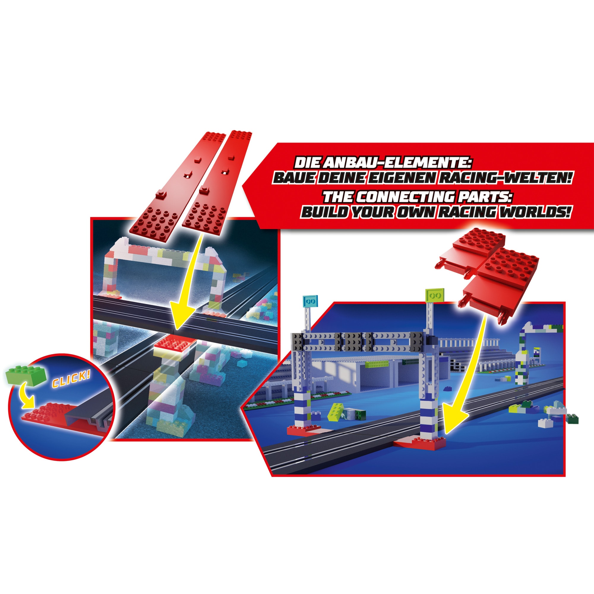 Carrera Rennbahn GO!!! Build 'n Race - Racing Set 3.6