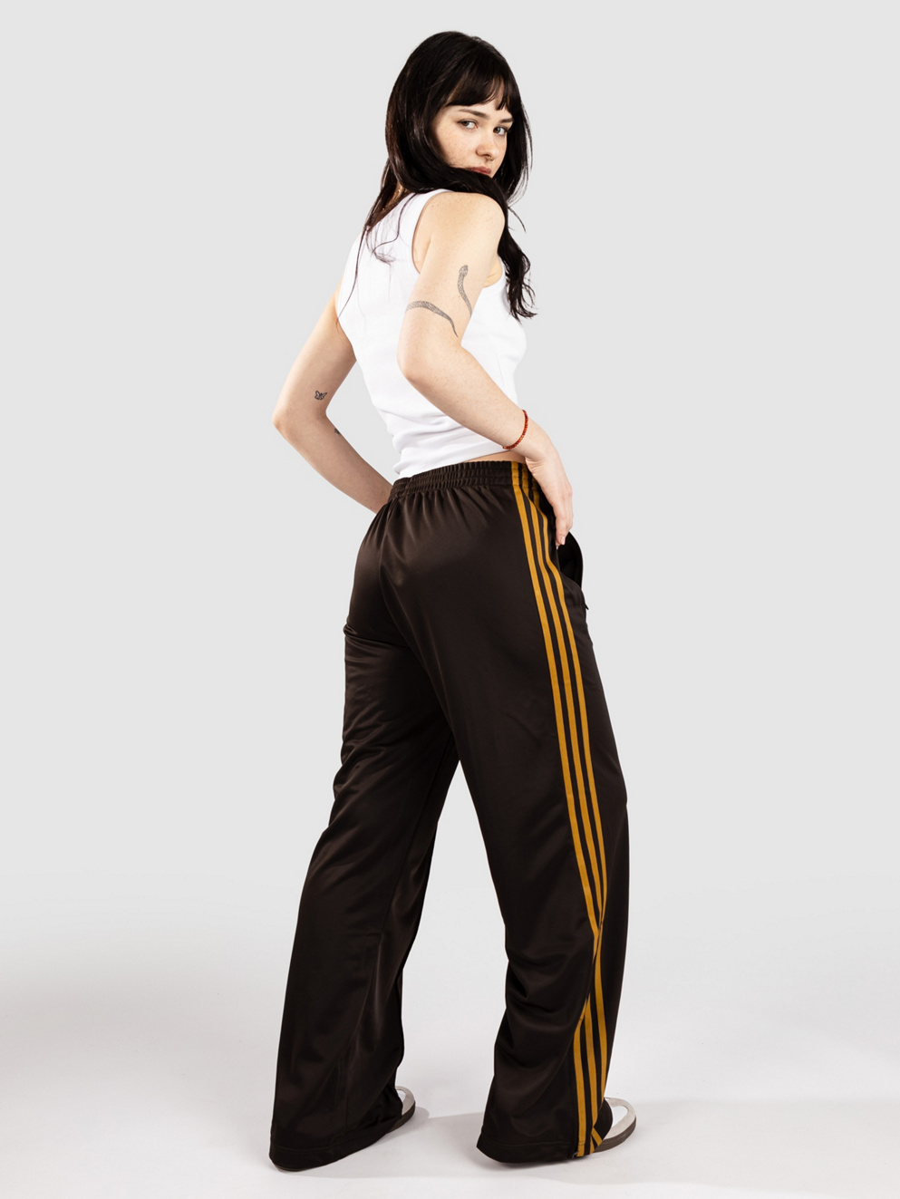 adidas Originals Fbird Loose Pants dbrown/prebro