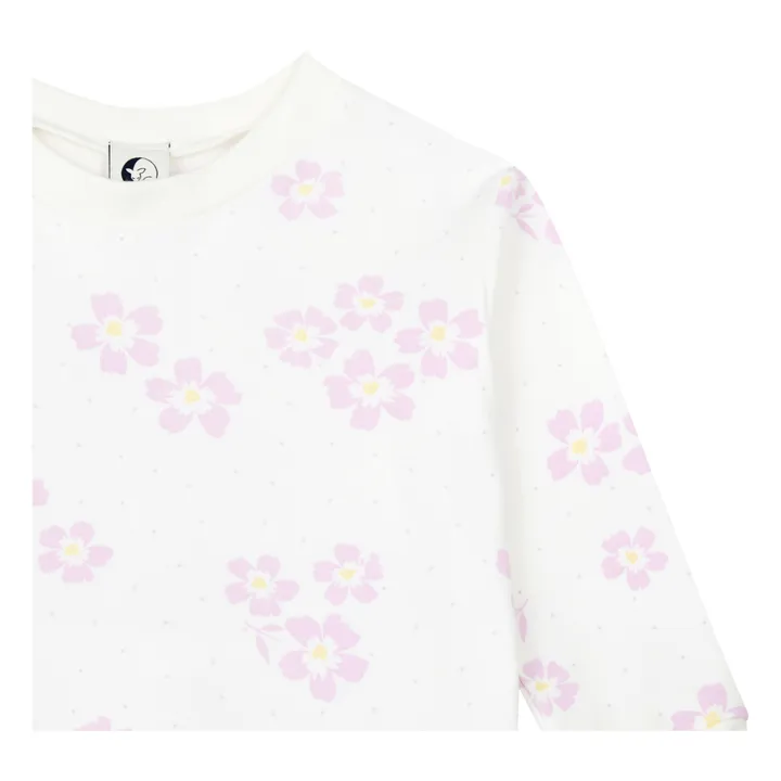 Sleepy Doe Pyjama Coton Bio Pansy | Ecru