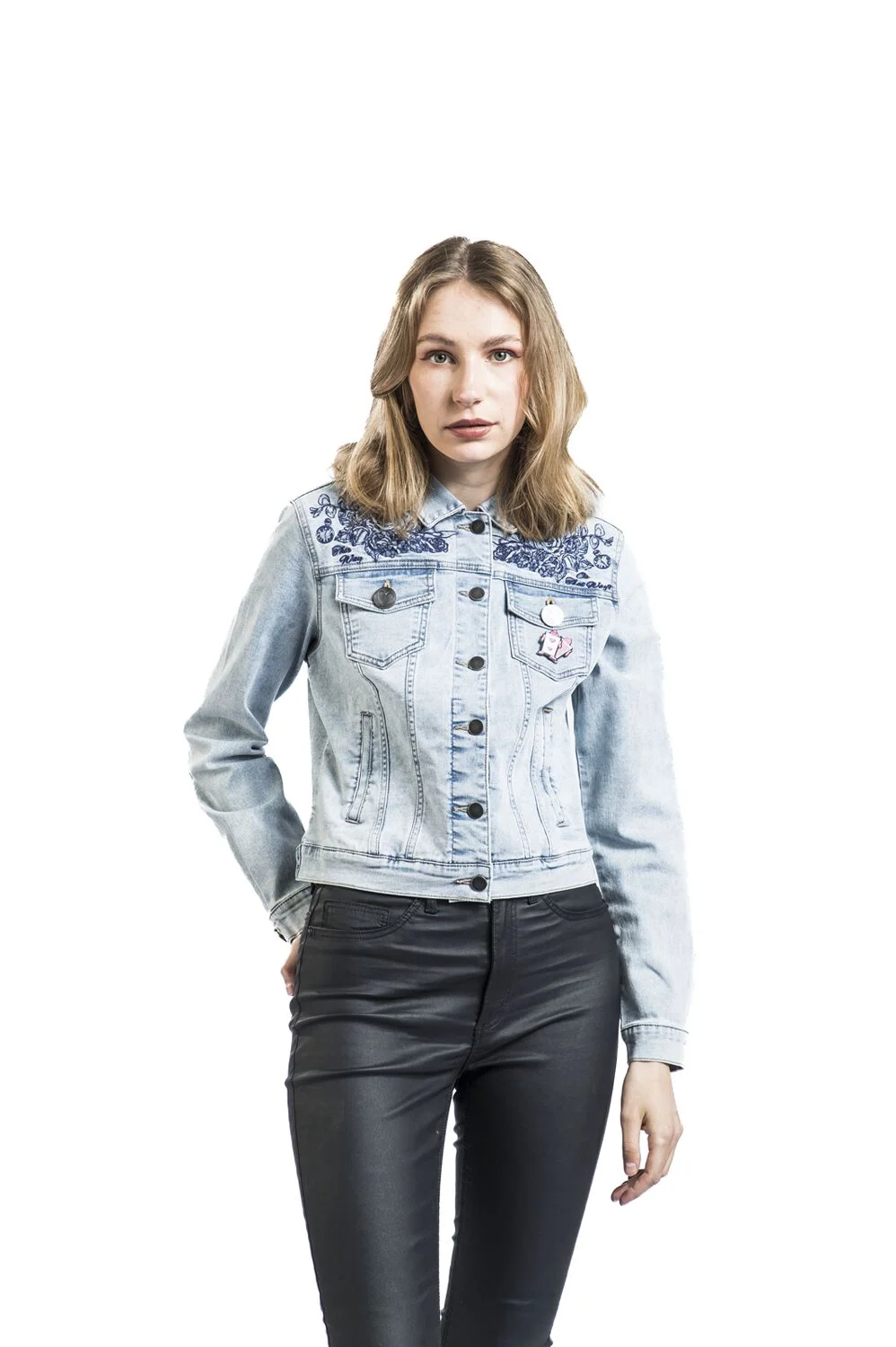 We're All Mad Here | Alice Au Pays Des Merveilles Veste en Jean