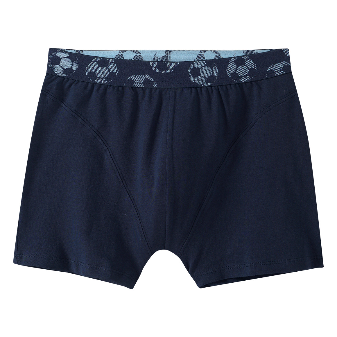 Yigga 3 Jungen Boxer in verschiedenen Dessins dunkelblau / hellblau