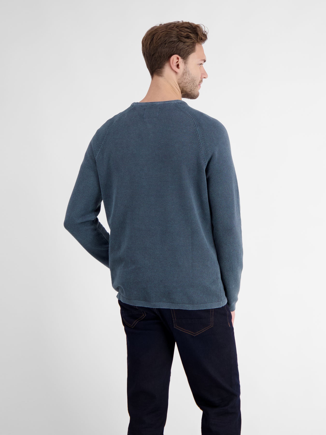 Strickpullover aus Strukturbaumwolle