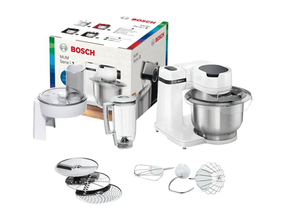 Bosch MUM Serie 2 MUMS2EW20 - Køkkenmaskine - 700 W - hvid