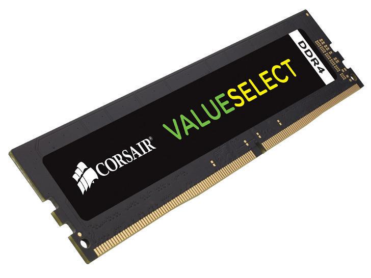 Corsair DDR4-RAM ValueSelect 2133 MHz 1x 16 GB 16 GB DDR4-RAM Kit, 2133 MHz, CL15