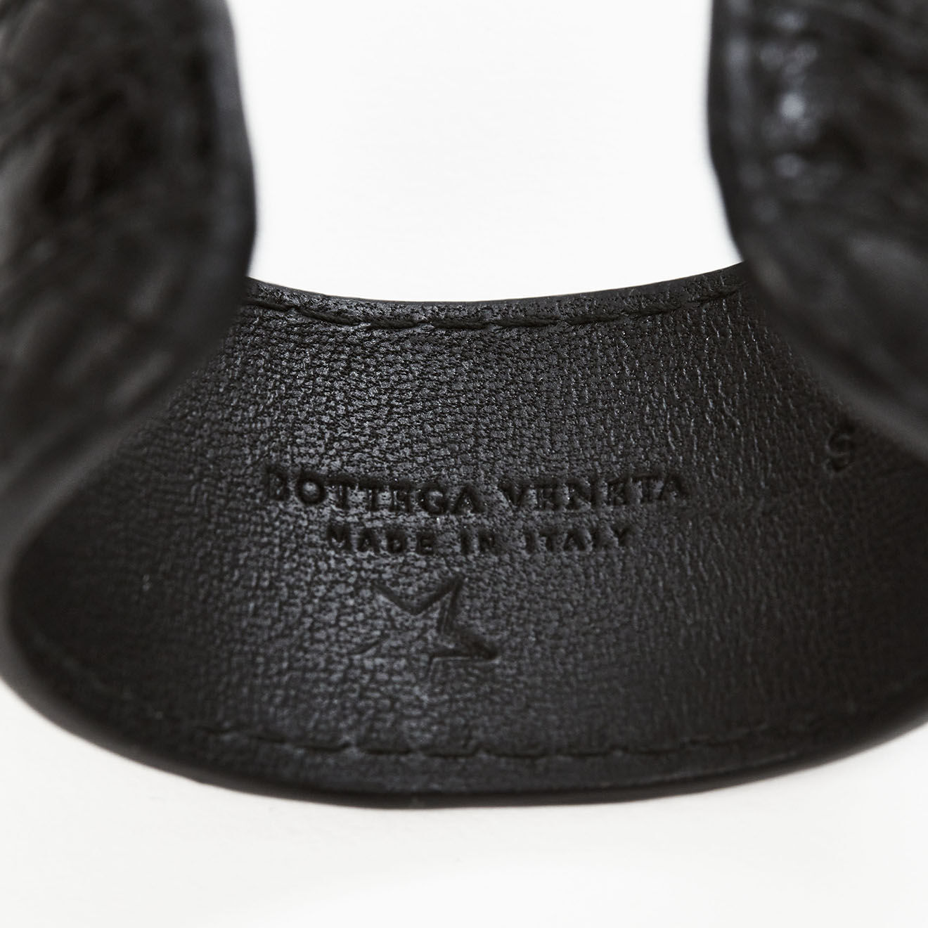Bottega Veneta Bracelet en Cuir noir - Très bon état