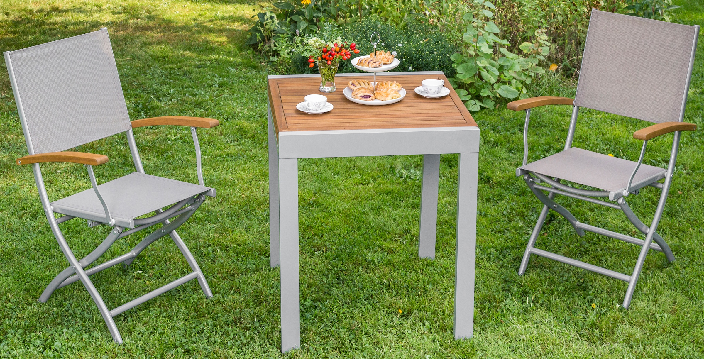 MERXX Gartentisch »Balkonauszieh-tisch« 65x130 cm