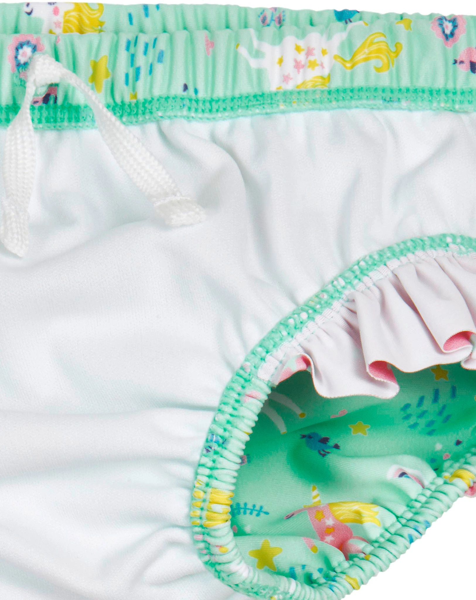 Windelbadehose EINHORN in mint