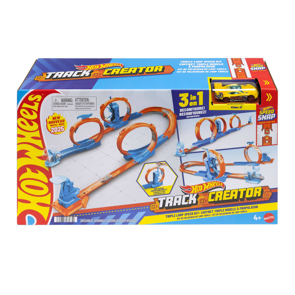 Hot Wheels Creator Triple Loop Speed set