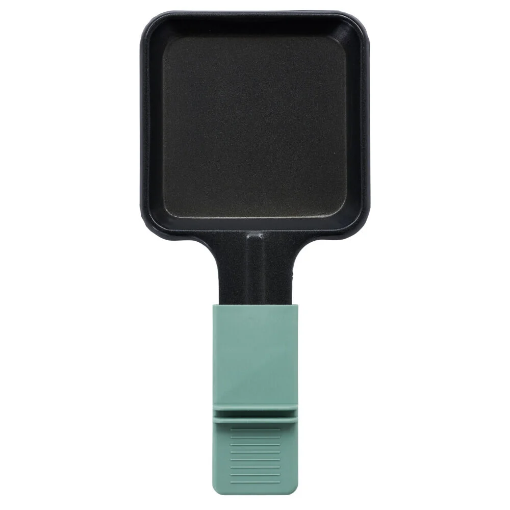Machine à raclette Duo connectable verte 2 poêlons 450W