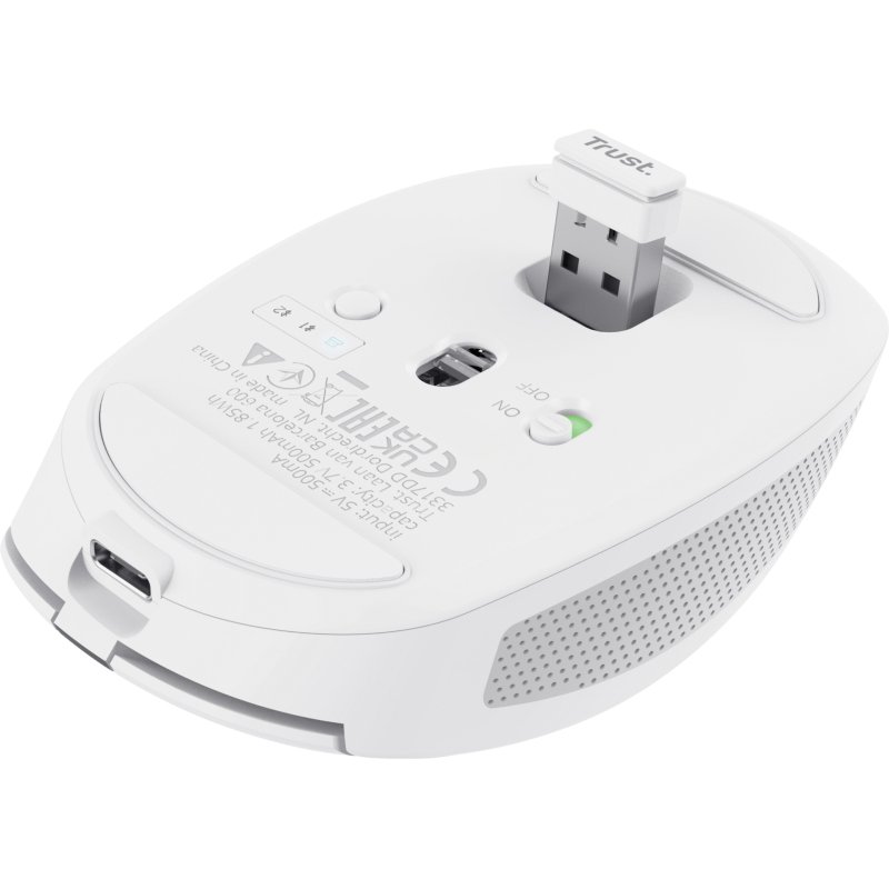 Trust Ozaa souris Bureau Droitier RF sans fil + Bluetooth Optique 3200 DPI