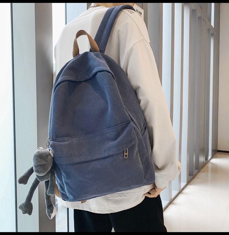 Bolso - Effen Canvas Rugzak