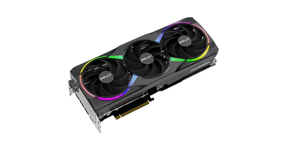 PNYGeForce RTX 5080 ARGB OC grafische kaart  (DLSS 4, 3x DisplayPort, 1x HDMI 2.1)