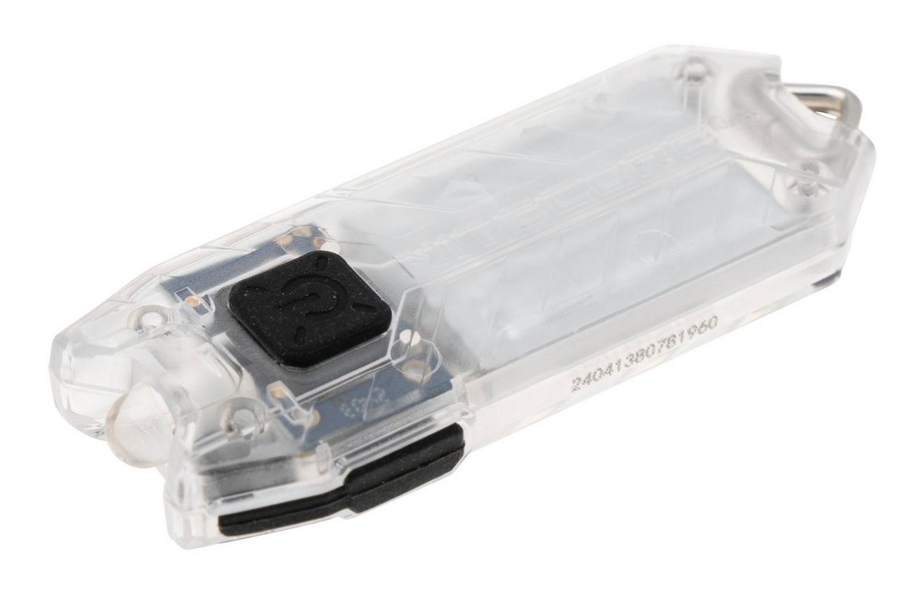 NiteCore Tube V2.0 Transparent, oplaadbare LED-sleutelhangerzaklamp