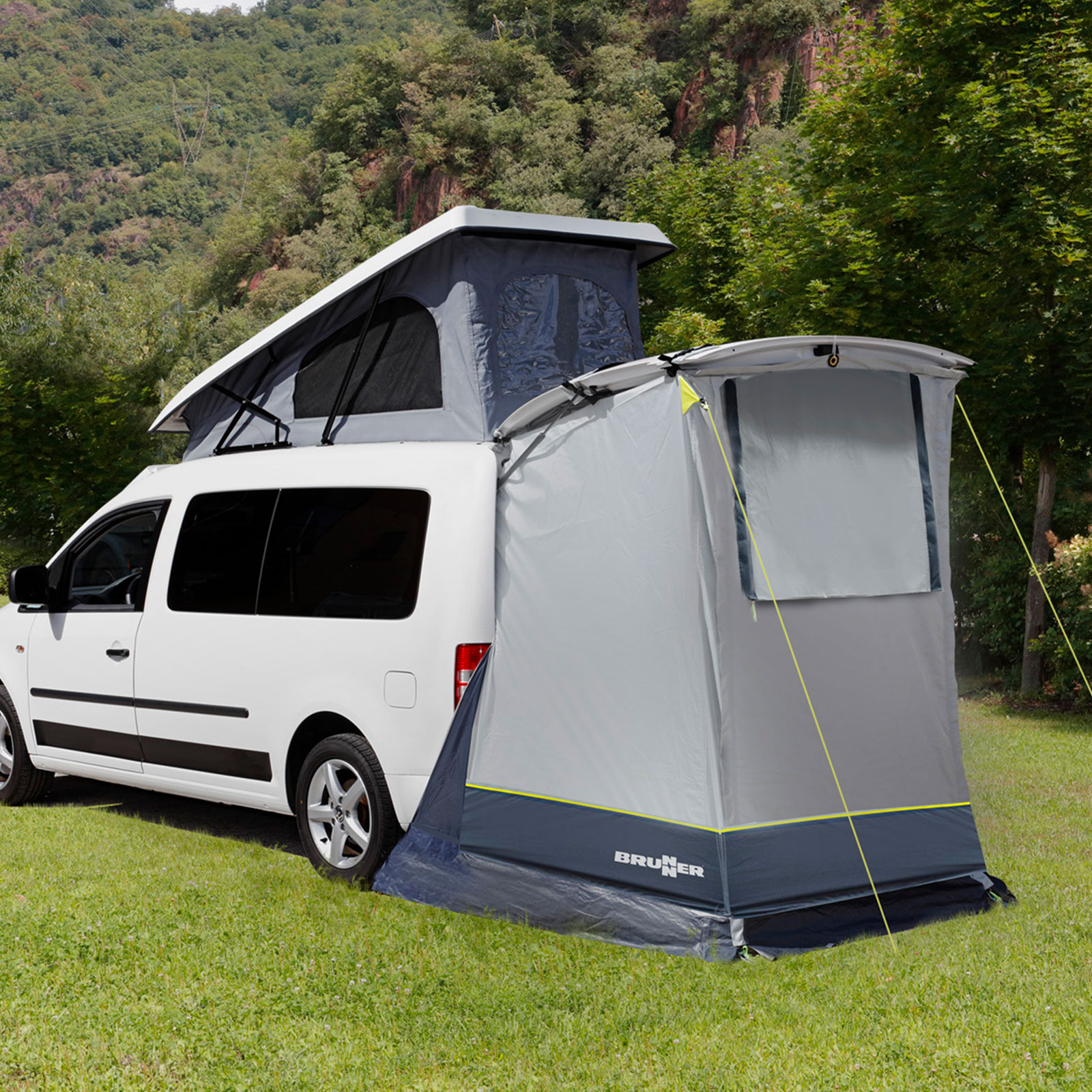 Brunner Pilote VW Caddy 4 achterklep tent