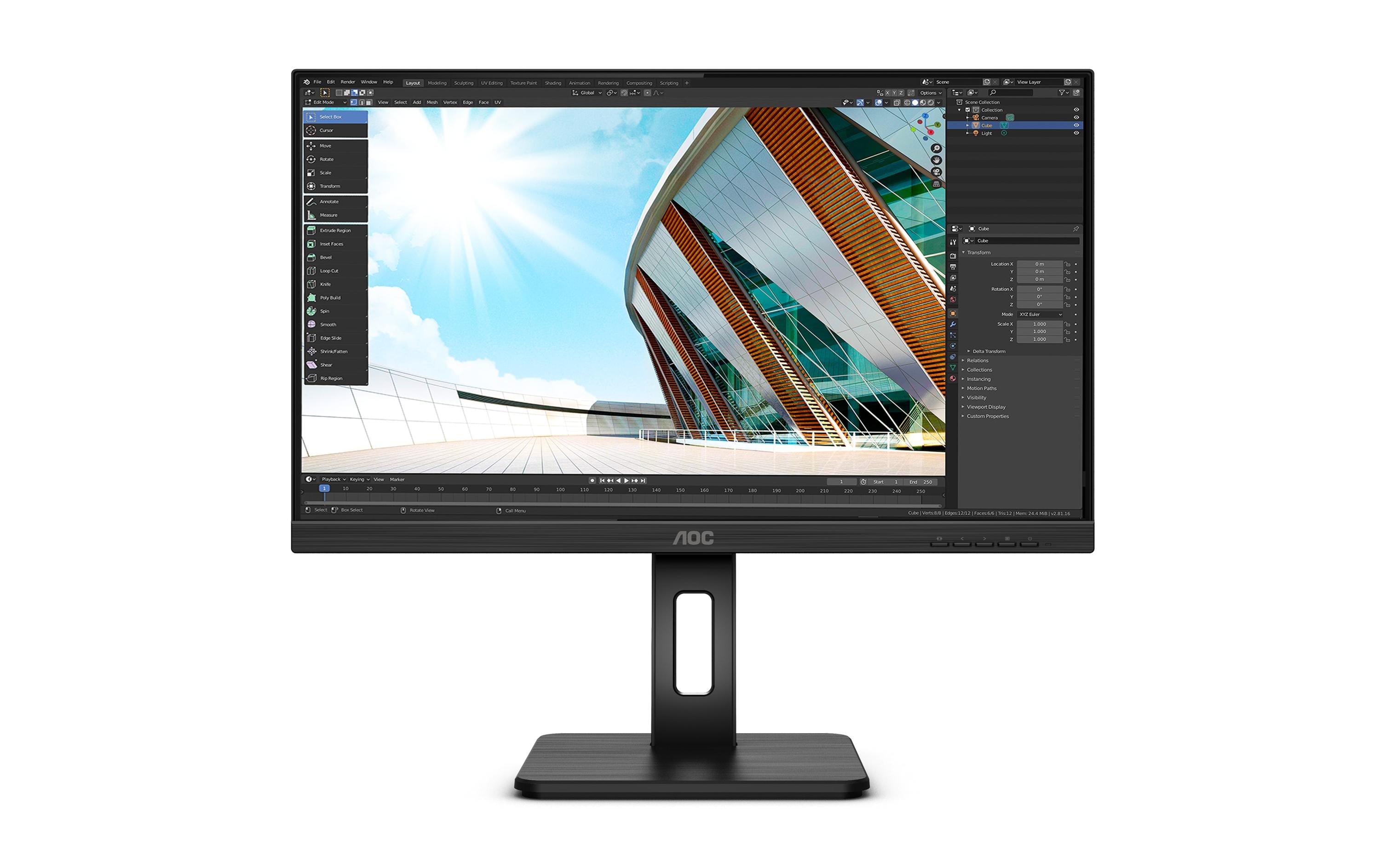 Monitor Q24P2Q<br>Ergonomischer 23.8