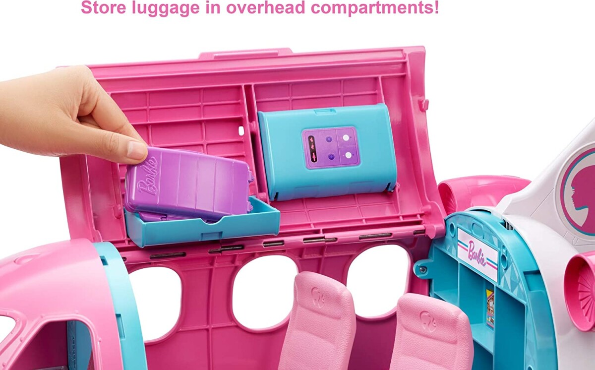 Barbie Fly - Drømme Flyvemaskine Med Pilot Dukke