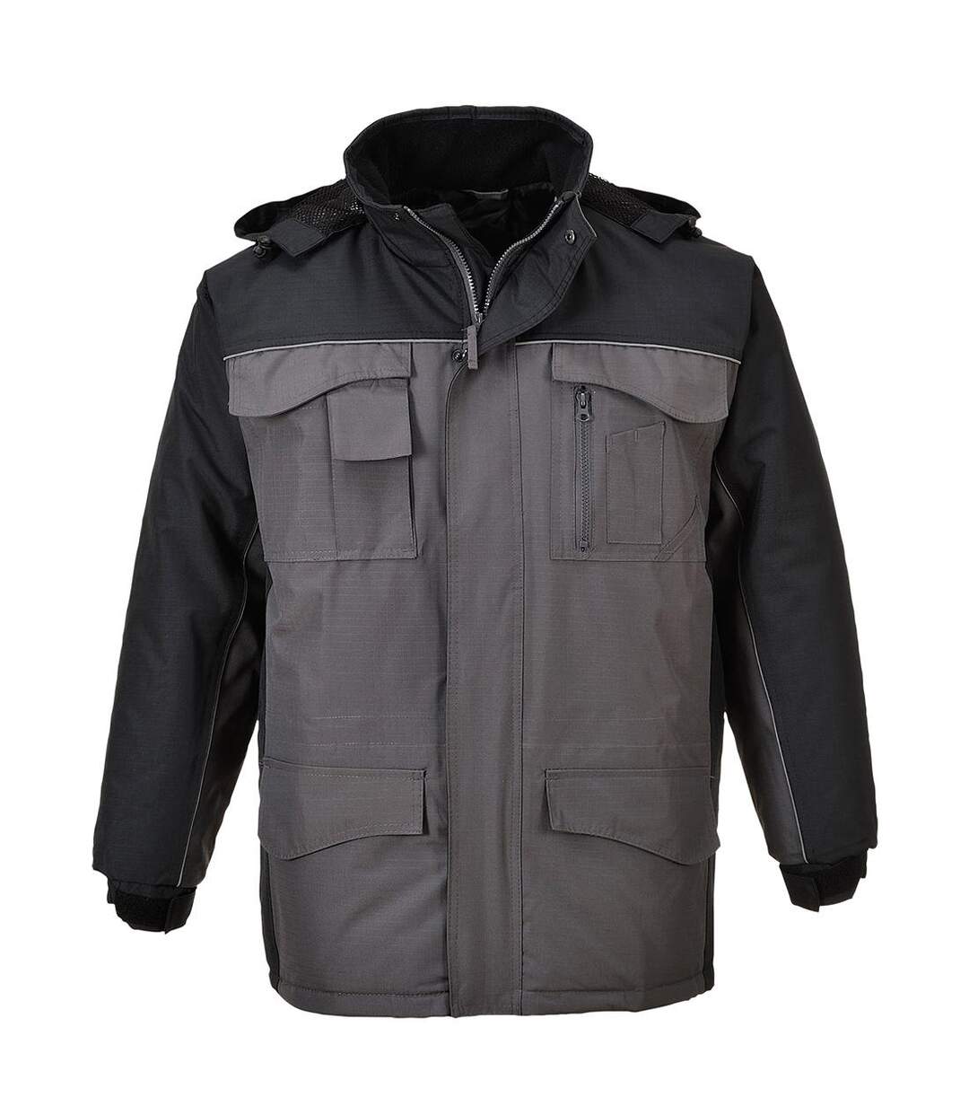Portwest - Parka - Homme (Noir / Gris) - UTPW1139
