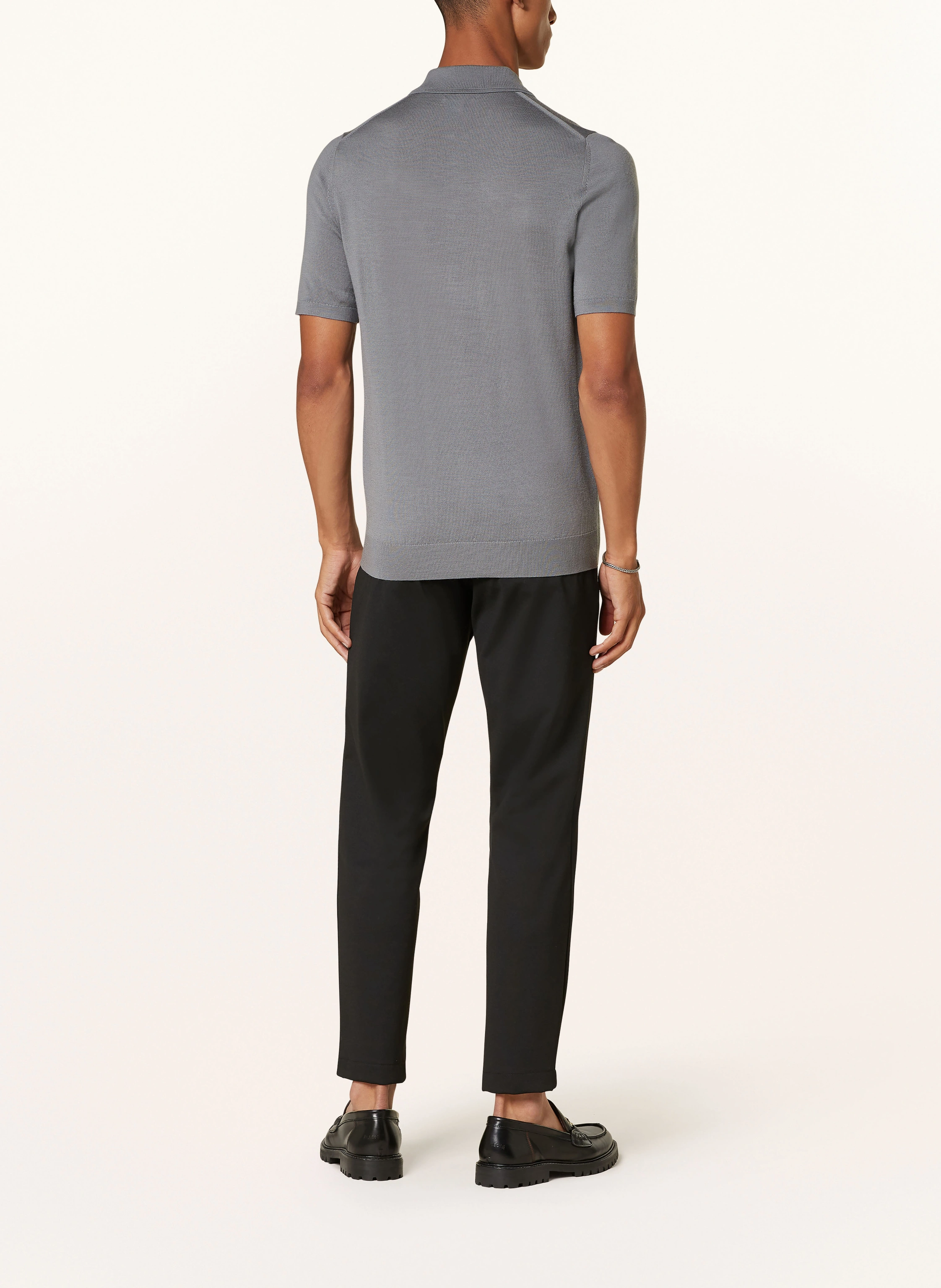 REISS Strick-Poloshirt MAXWELL