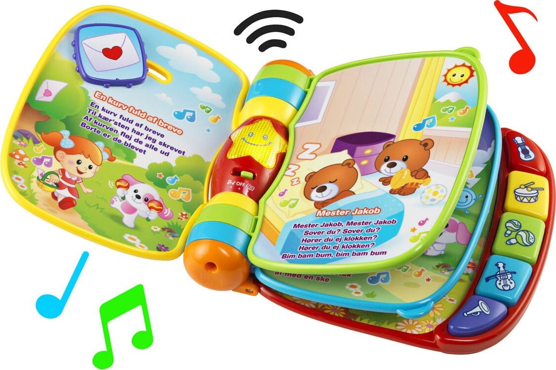 Vtech - Baby Musikbog Med Børnesange - Dansk