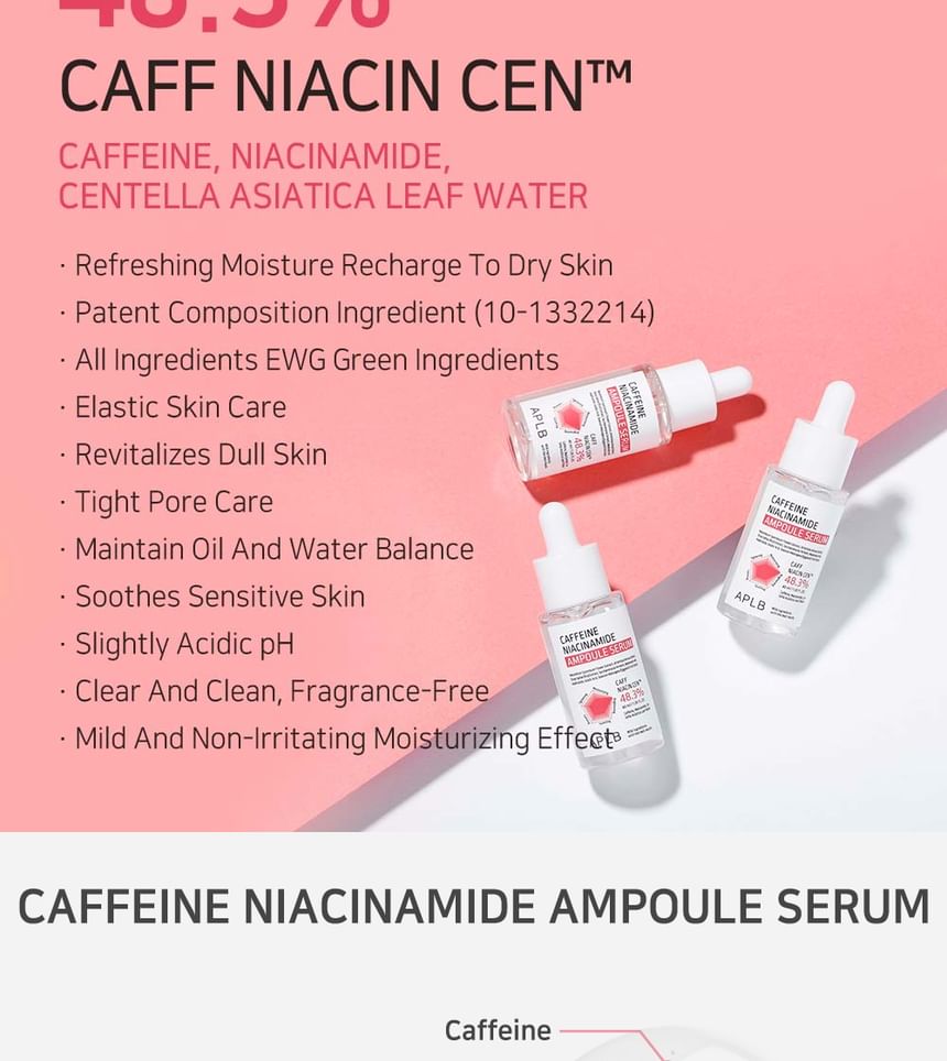 APLB - Cafeïne Niacinamide Ampullen Serum