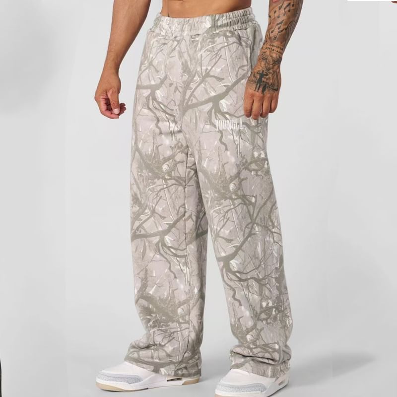 Jerolenea - Hoge Camo Rechte Broek