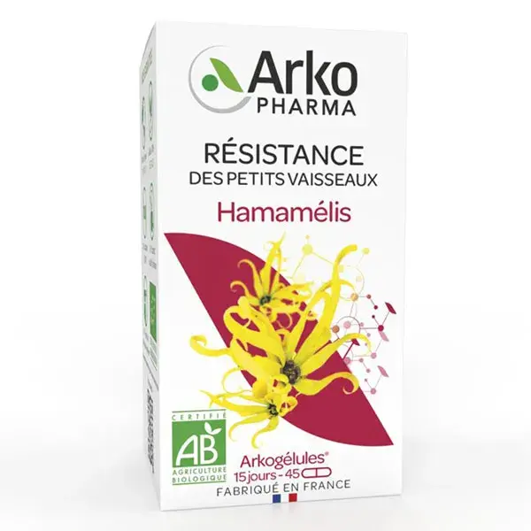 Arkopharma Arkogélules Hamamélis Orgânica 45 cápsulas