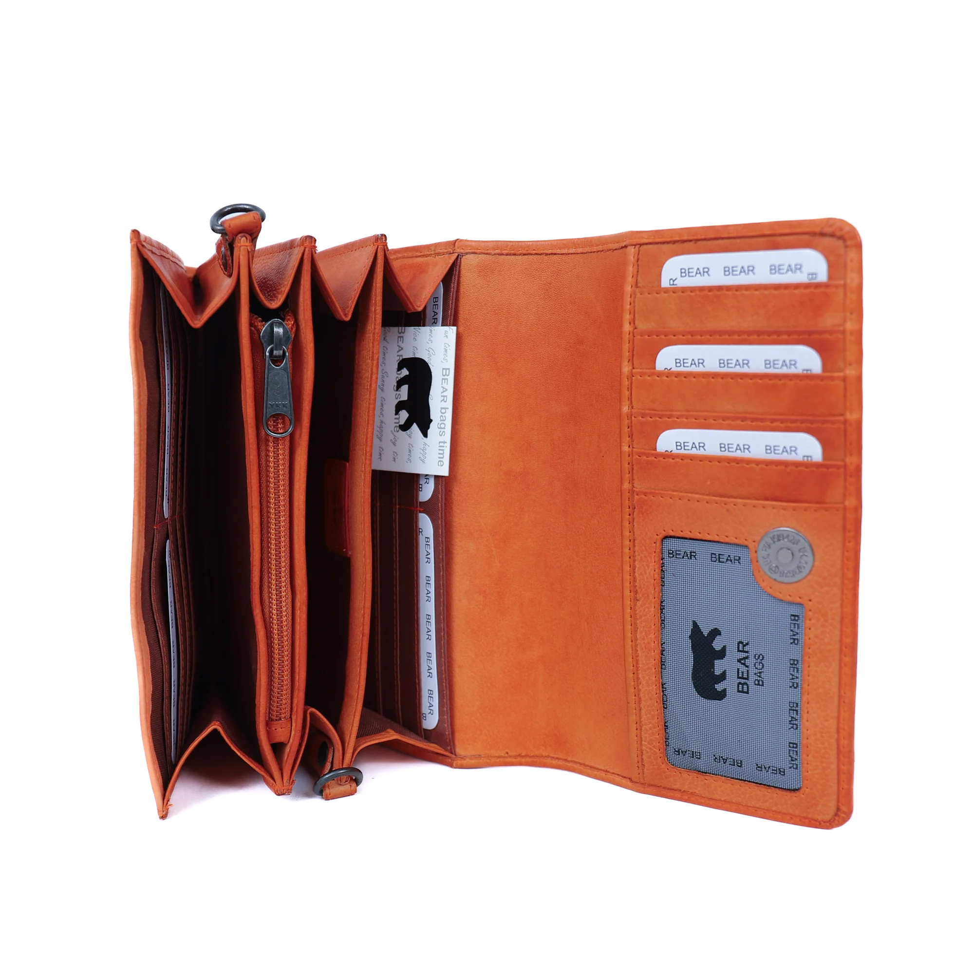 Bear Design Callisto Pelle Clutch/ Schoudertas Elly Apricot CP8042
