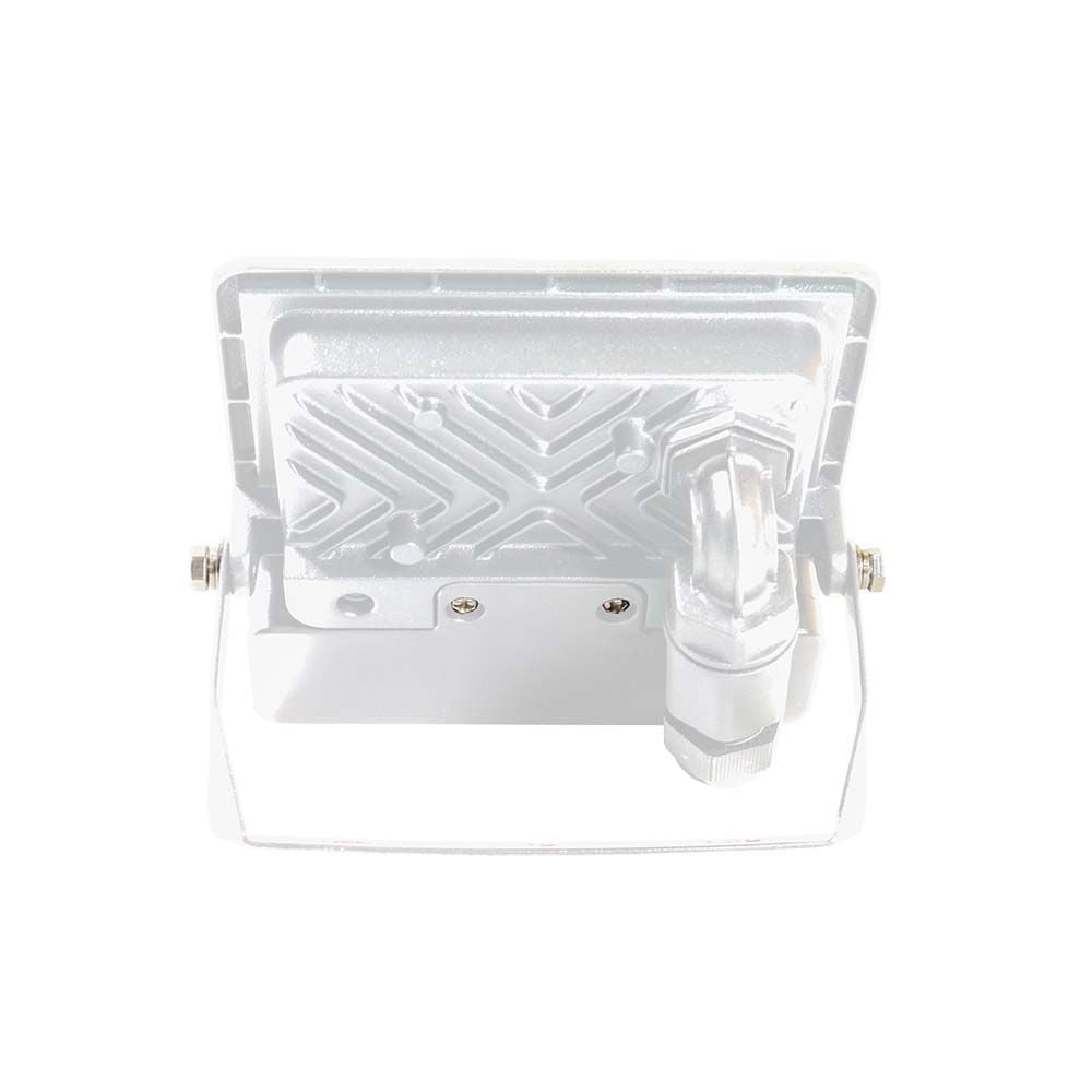 LED-schijnwerper met PIR-sensor - Samsung - IP65 - Wit - 10W - 735 lumen - 3000K - 5 jaar - Modelnr.: VT-118S-W