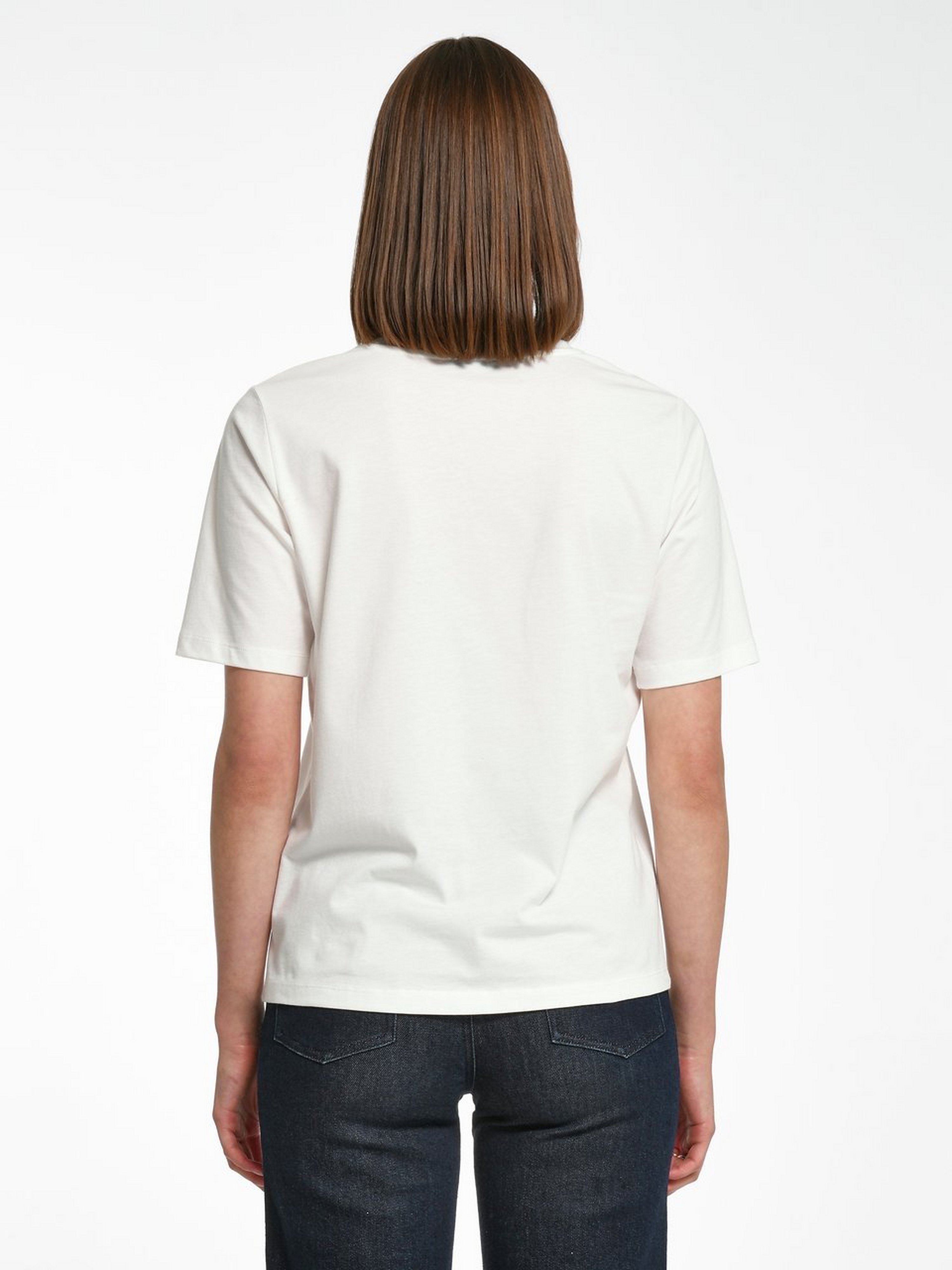 Rundhals-Shirt mit 1/2-Arm