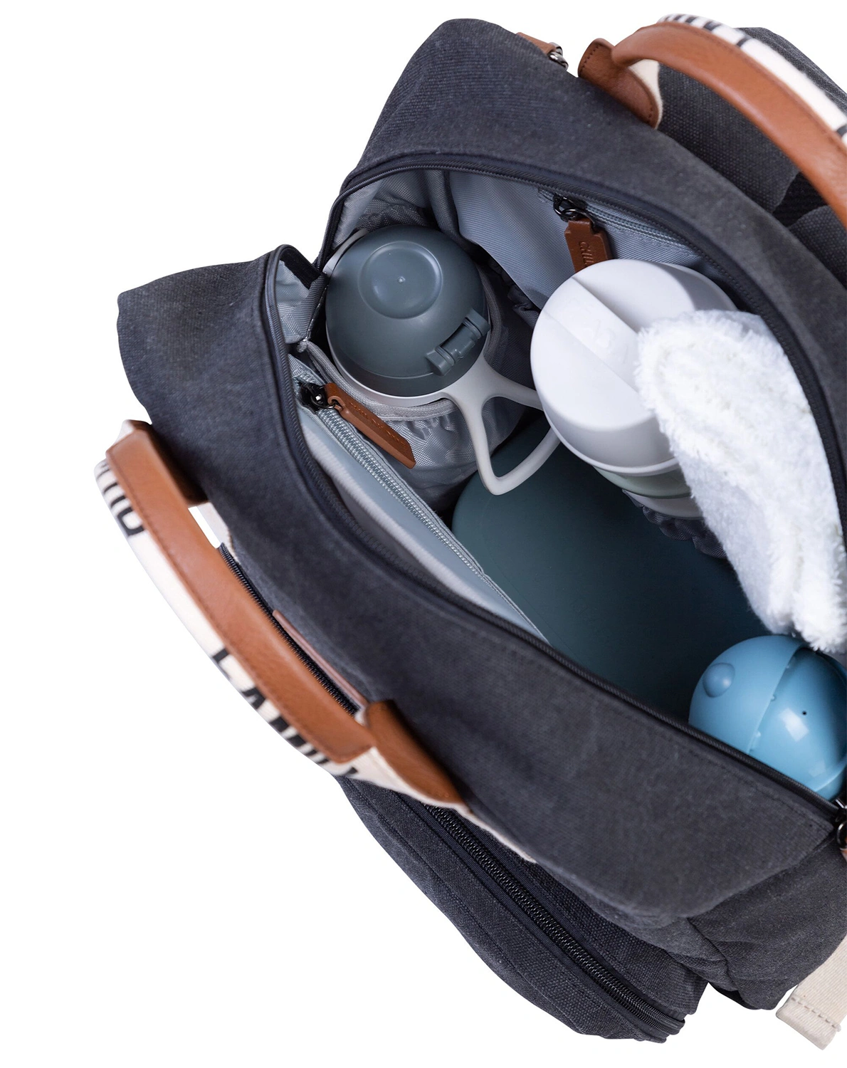 Wickelrucksack FAMILY CLUB (30x16x40) in schwarz