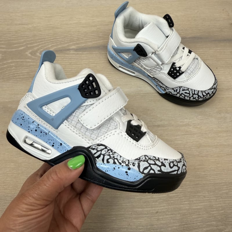 Keep going sneaker - white/sky blue (Twinning)