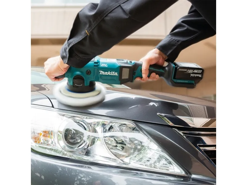 Makita DPO600Z - Tilfældig kredsløbspolerer - ledningfri - 150 mm - intet batteri - 18 V - SOLO