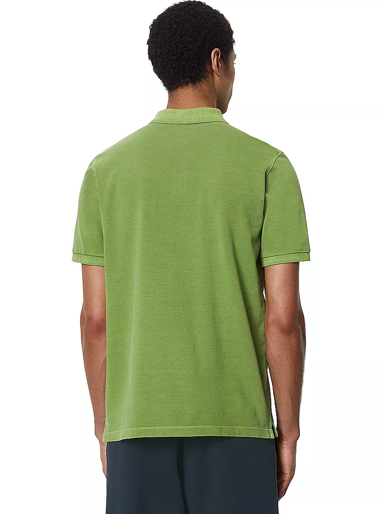 MARC O'POLO Poloshirt Regular Fit dunkelgrün