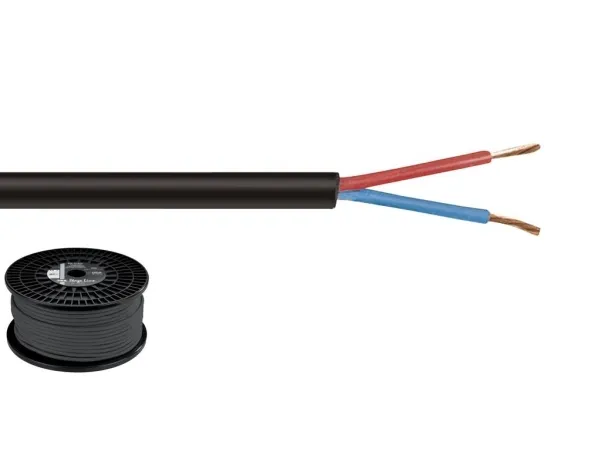 Monacor SPC-515/SW, 100 m, Sort
