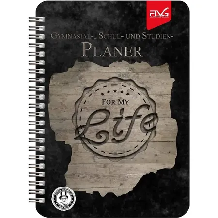 FLVG Gymnasial-, Schul- und Studienplaner For my Life Holz, A5, 24/25