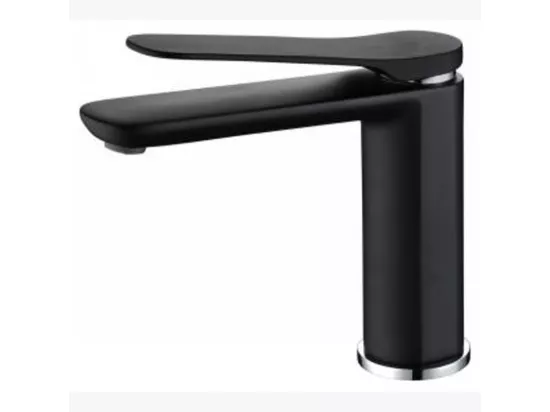 Robinet mitigeur noir mat