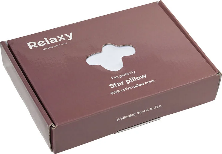 Relaxy Relaxy STAR Pudebetræk hvid Hvid