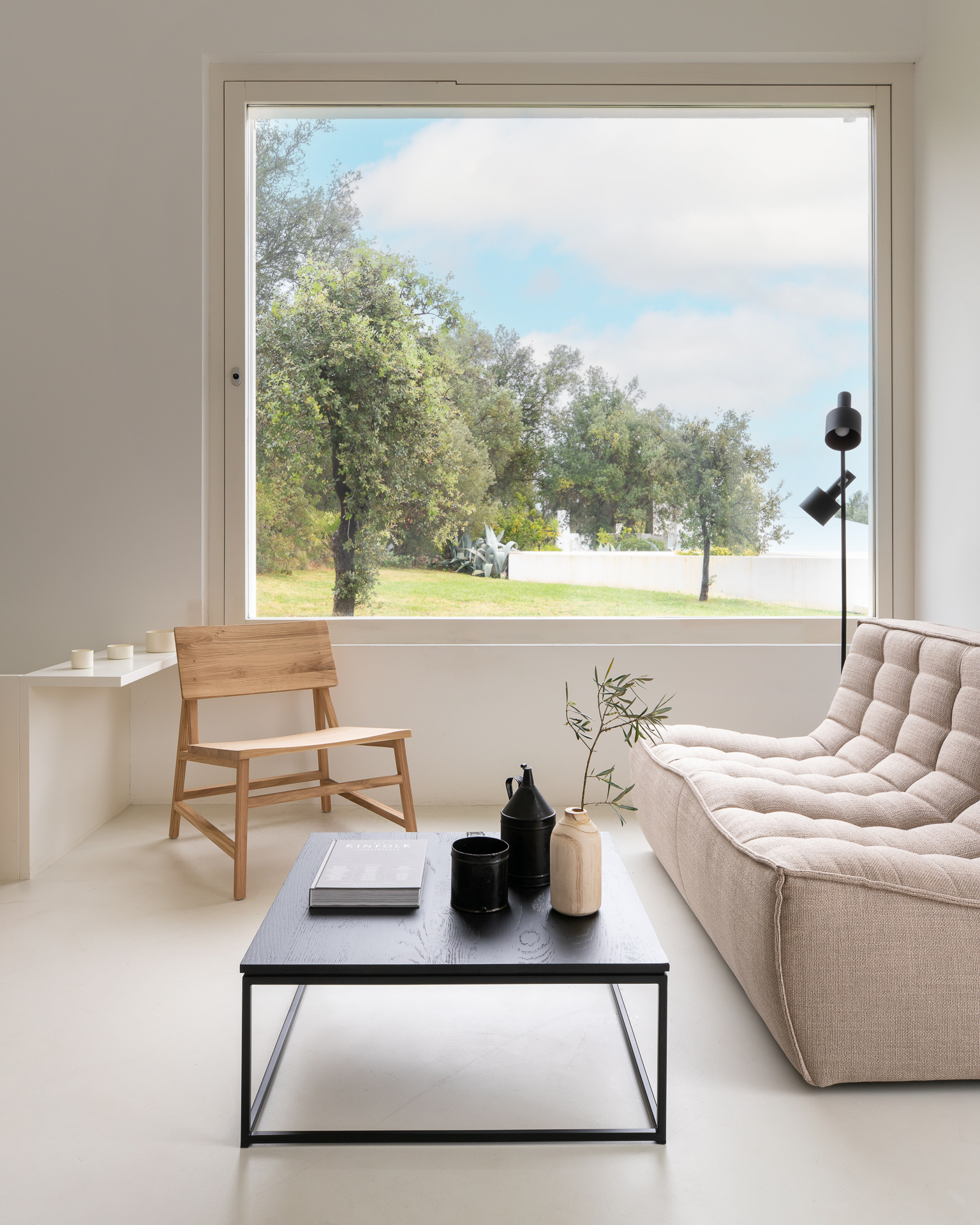 Sofa N701 45° round corner - beige