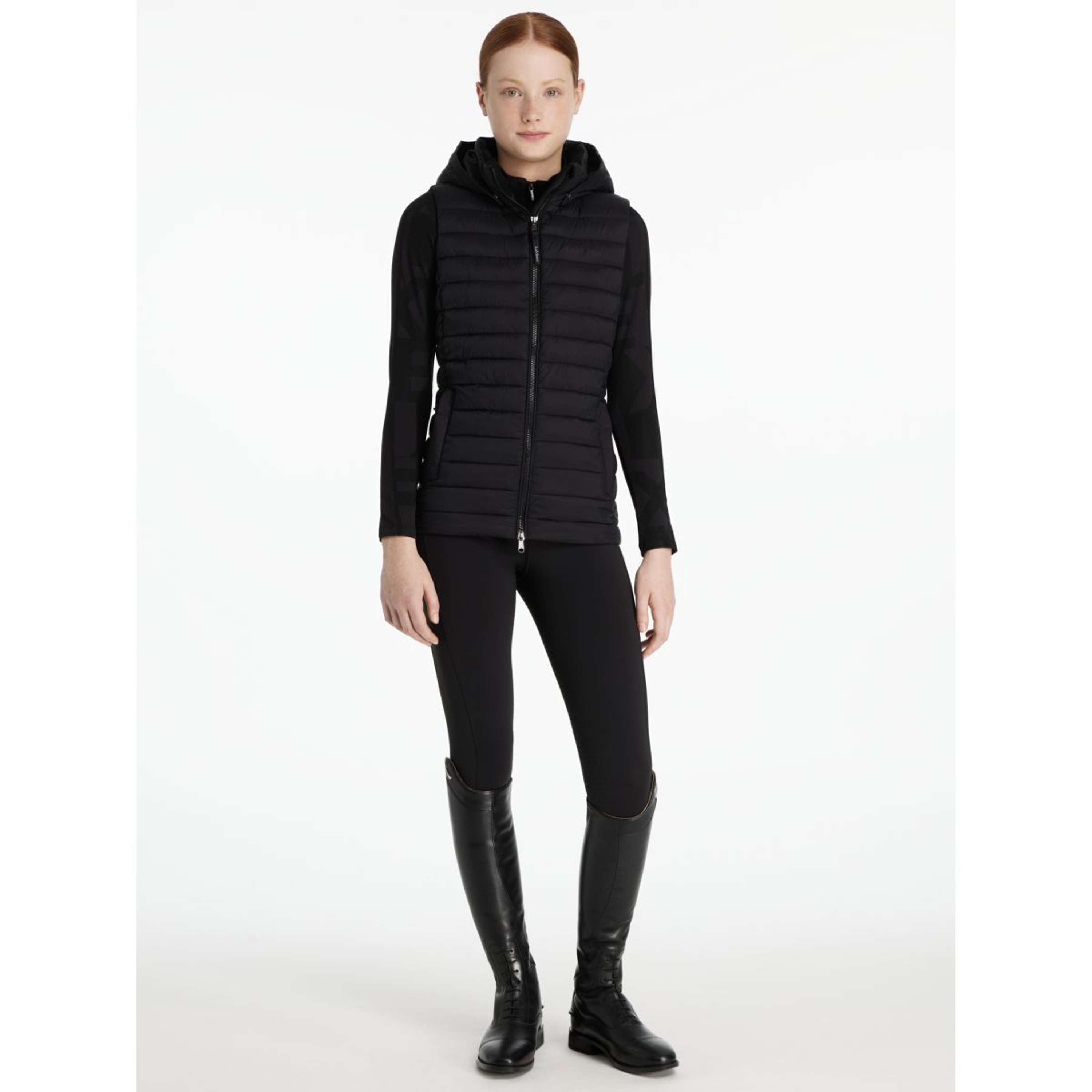 LeMieux Bodywarmer Young Rider Ruby Zwart