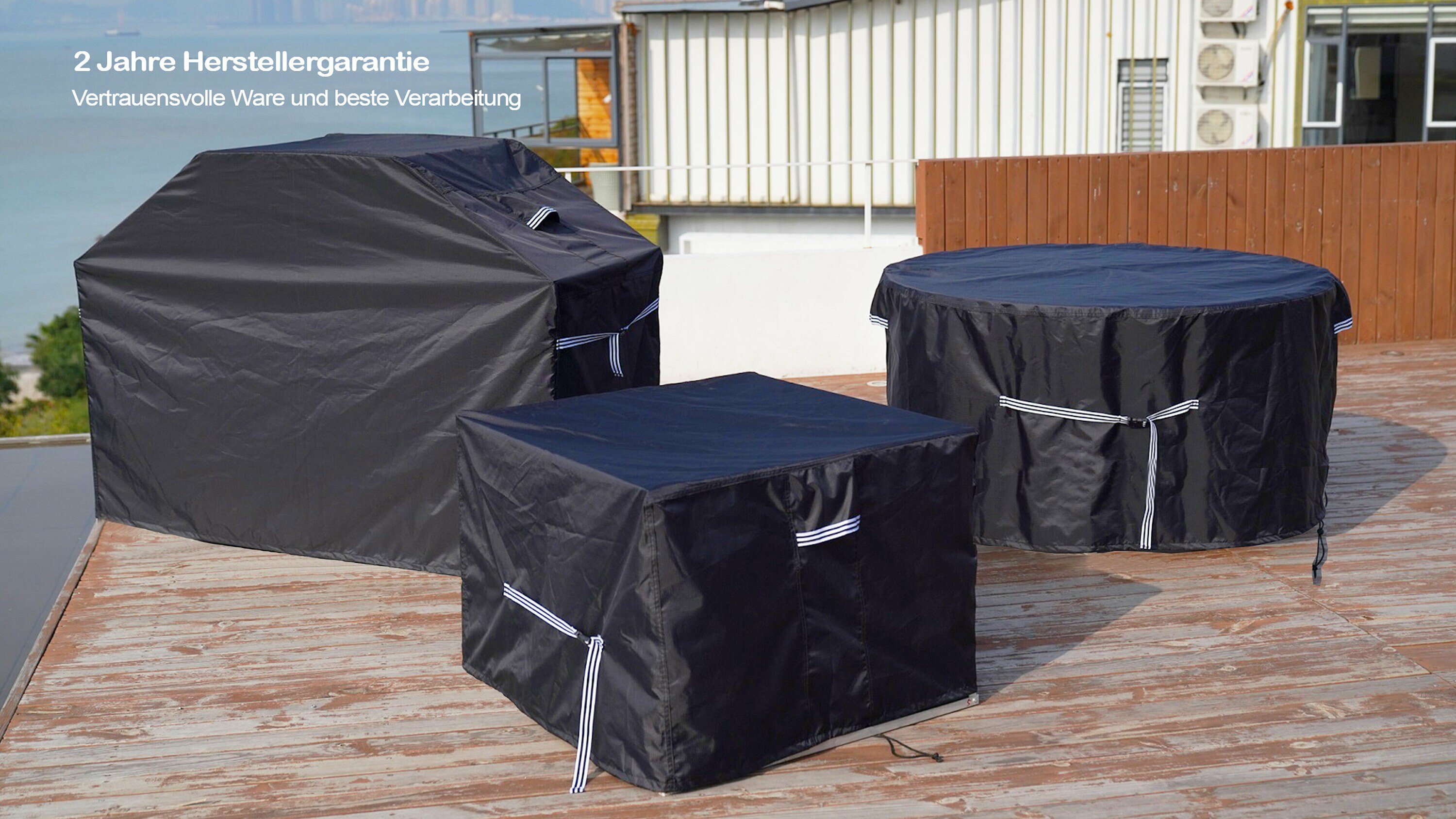 Grasekamp Black Premium Schirmhülle 165cm /umbrella cover / atmungsaktiv /breathable