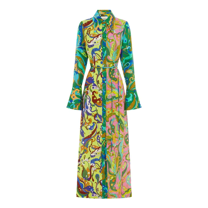 Alémais Robe Chemise Yvette Lin | Vert