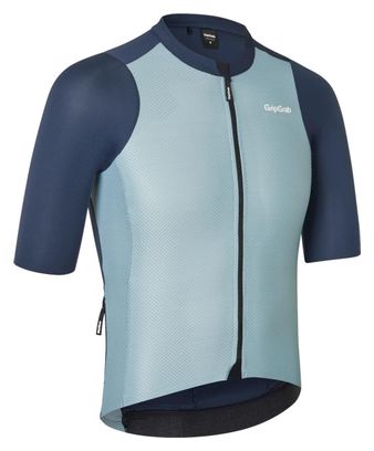 Maillot Manches Courtes GripGrab Climber Bleu