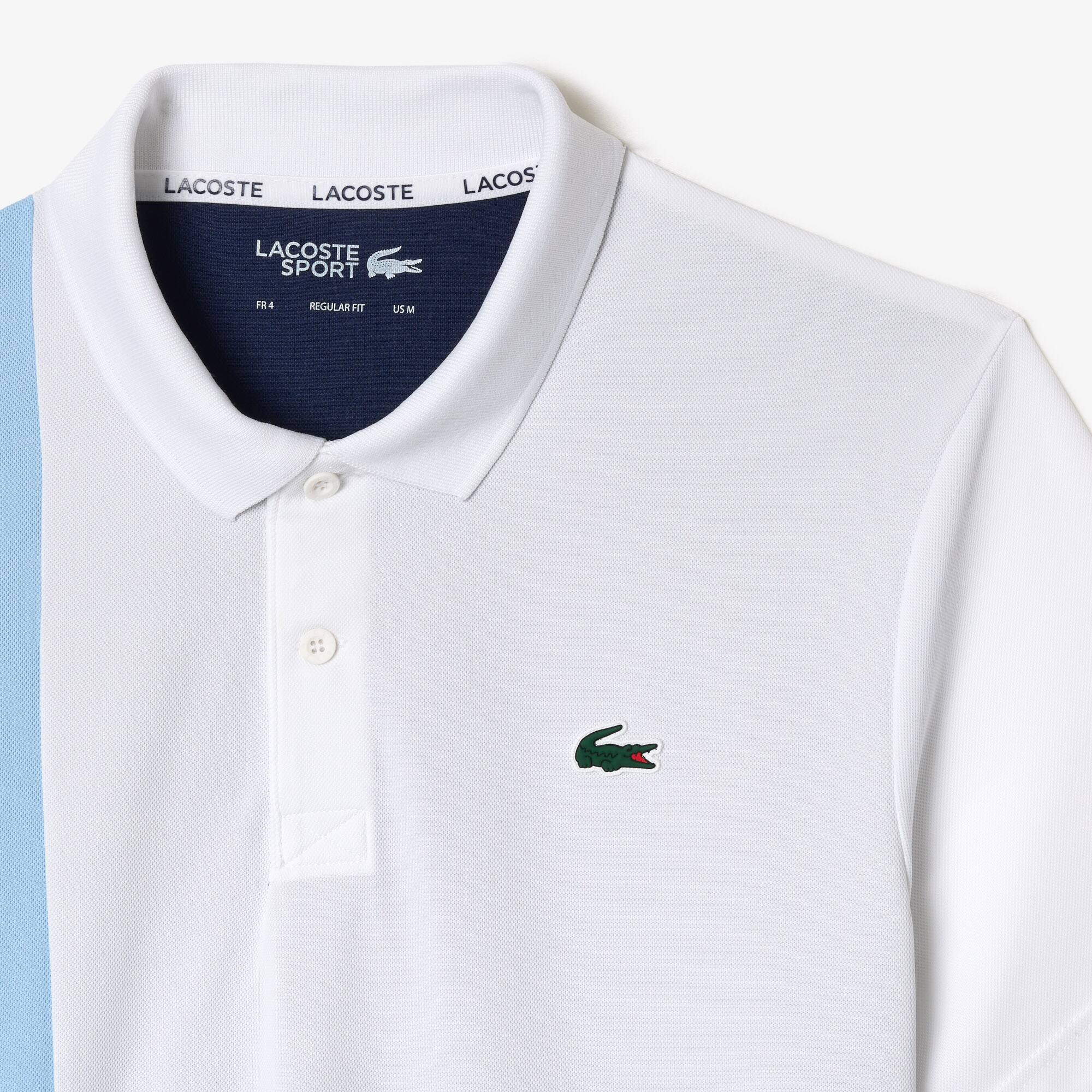 Tennis Poloshirt aus recyceltem Strick-Gewebe Kurze Ärmel - Weiss - Lacoste - Herren