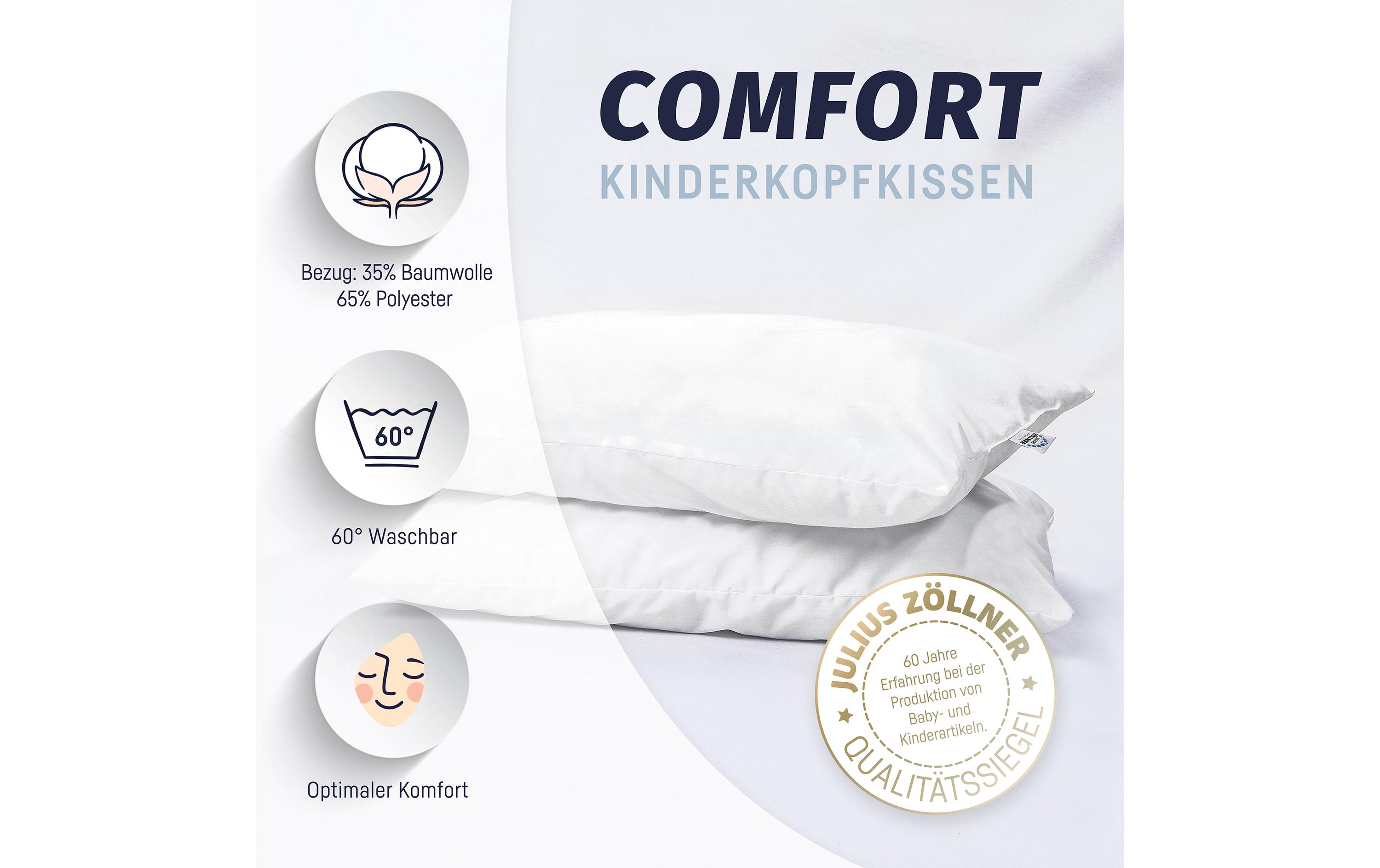 Kissen Comfort 40 x 60 cmKopfkissen für Kinder