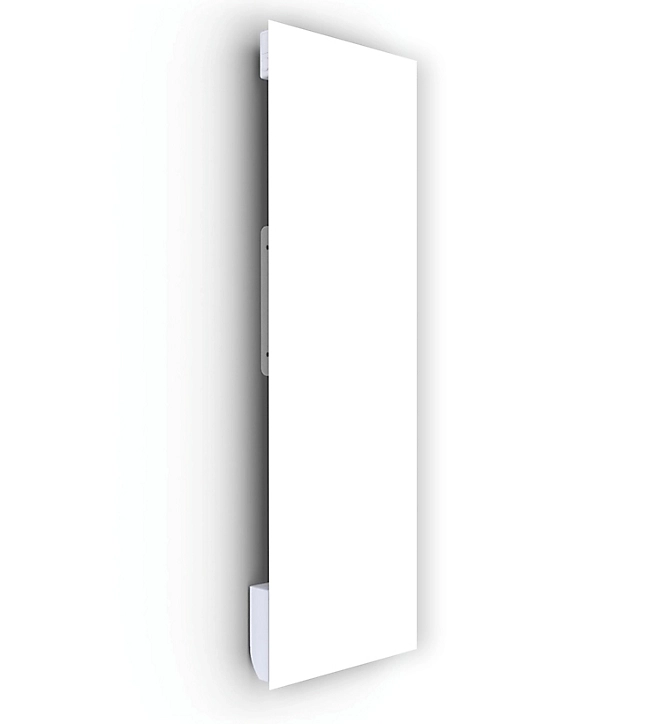 Radiateur électrique à rayonnement avec soufflerie Ilo Fanmix en verre design Blanc 1250W