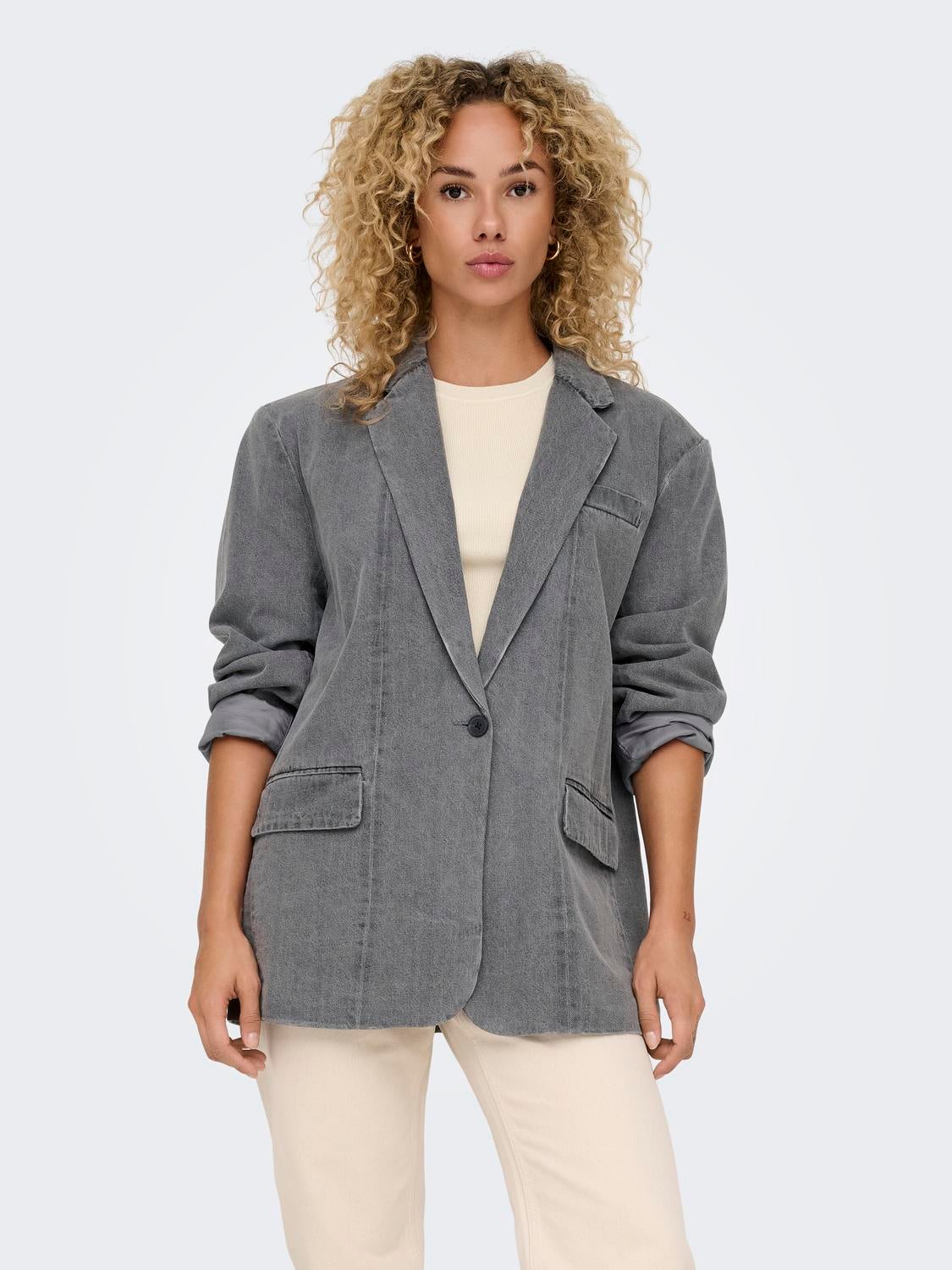 ONLCORY Blazer Medium Grey Denim